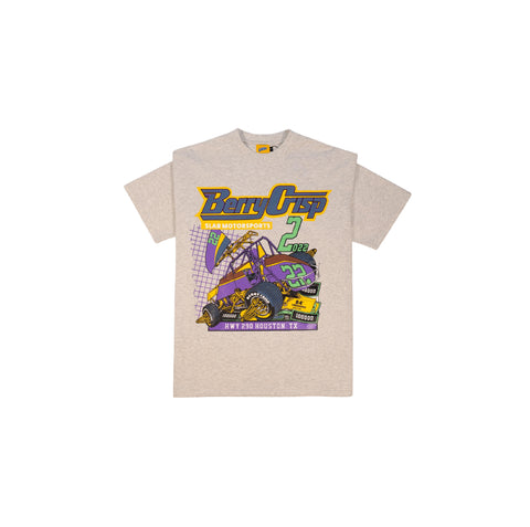 Slab Motorsports Tee- Heather Grey
