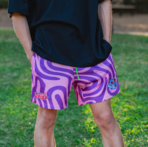 Boysenberry Swirl Shorts