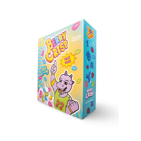 Crispy Pebbles Cereal Box