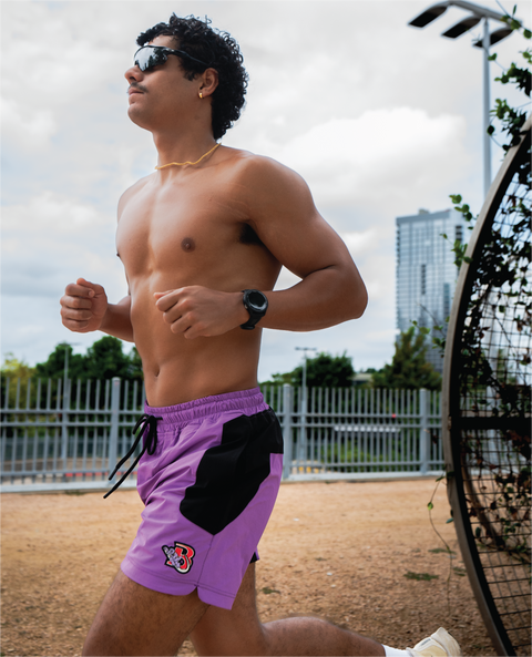 Purple Fusion Shorts